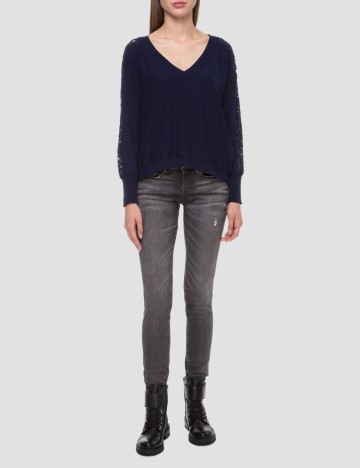 
						Bluza Guess, bleumarin