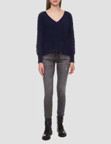 Bluza Guess, bleumarin