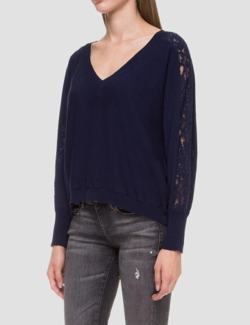 Bluza Guess, bleumarin