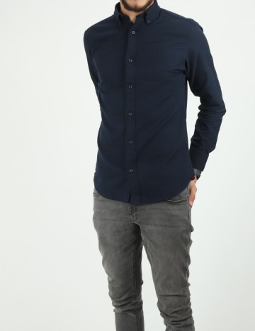 
						Camasa Jack&Jones, bleumarin
