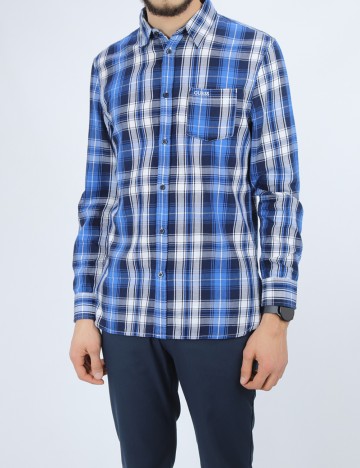 
						Camasa Guess, albastru