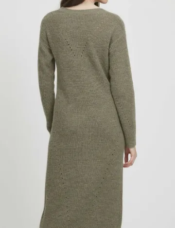 Rochie medie Ichi, verde