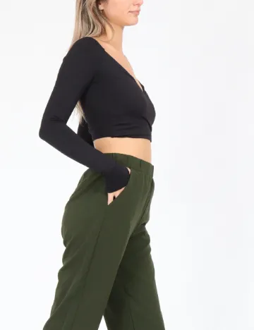 Pantaloni Oxmo, verde Verde