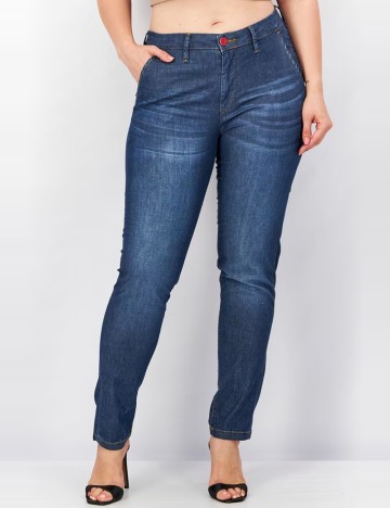 
						Pantaloni Guess, albastru
