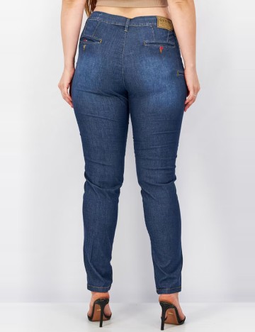 Pantaloni Guess, albastru