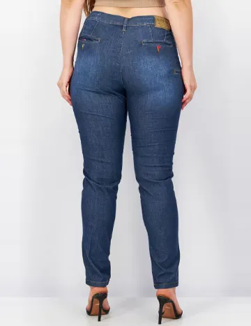 Pantaloni Guess, albastru