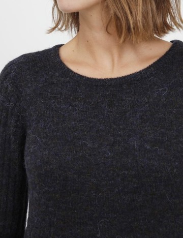 Rochie scurta Fransa, bleumarin inchis