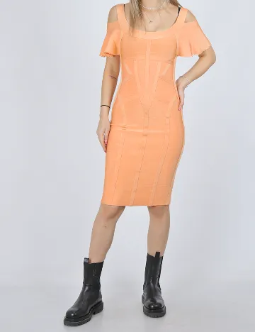Rochie scurta Marciano Guess, piersica