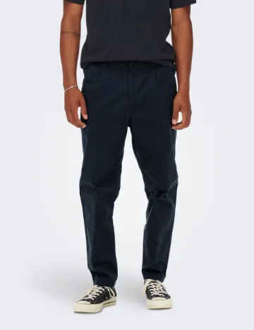 Pantaloni Only, bleumarin