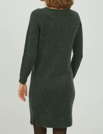 Rochie scurta Fransa, verde