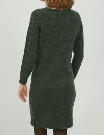 Rochie scurta Fransa, verde