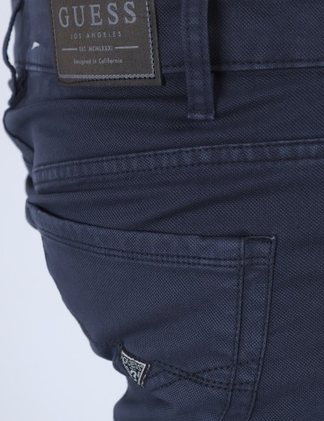 Pantaloni Guess, bleumarin