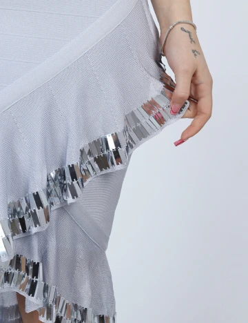 Rochie scurta Marciano Guess, gri