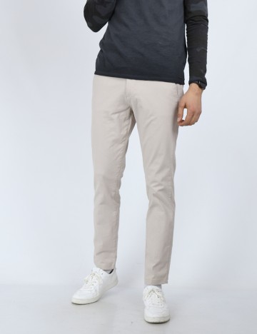 Pantaloni Guess, crem