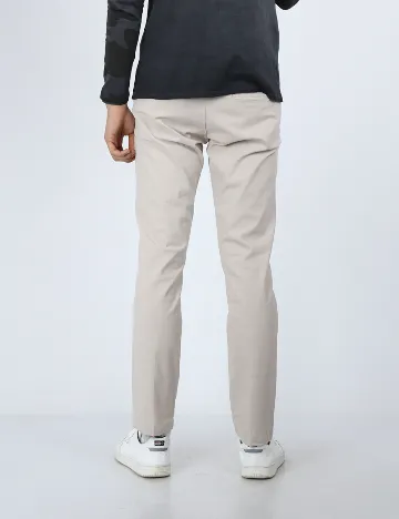 Pantaloni Guess, crem
