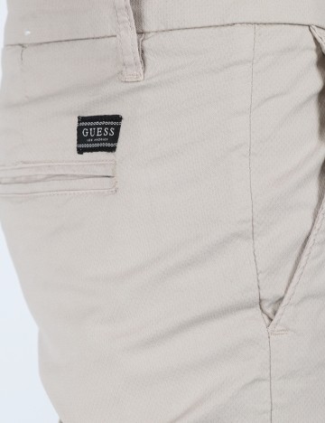 Pantaloni Guess, crem