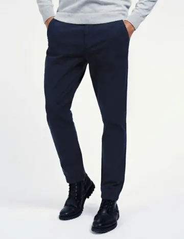 Pantaloni Guess, bleumarin