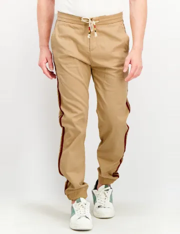 Pantaloni Guess, crem