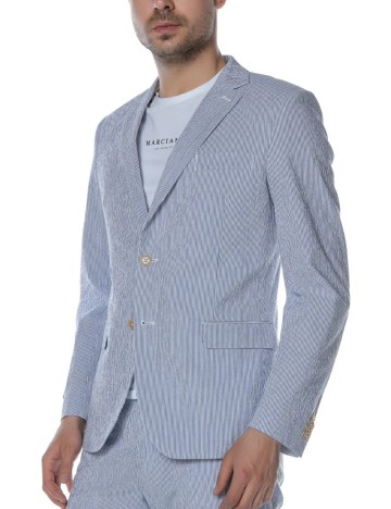 Sacou Marciano Guess, alb/albastru
