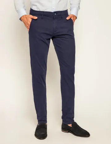 Pantaloni Guess, bleumarin