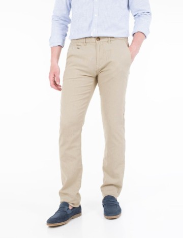 
						Pantaloni Guess, crem