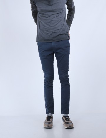 Pantaloni Guess, bleumarin