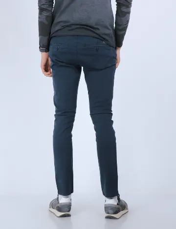 Pantaloni Guess, bleumarin
