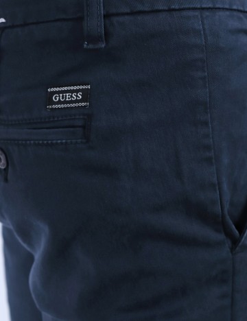Pantaloni Guess, bleumarin