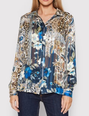
						Camasa Guess, mix culori