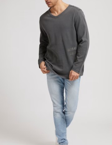 
						Bluza Guess, gri inchis