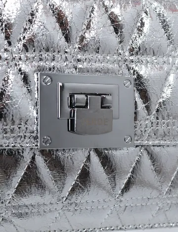 Geanta Verde, argintiu