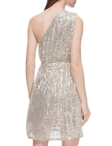 Rochie scurta Guess, crem