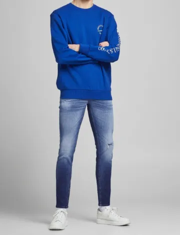 Blugi Jack&Jones, bleumarin Albastru