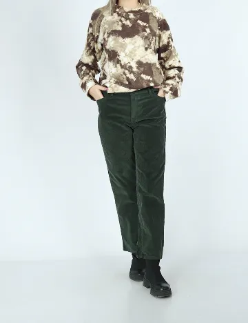 Pantaloni Vila, verde