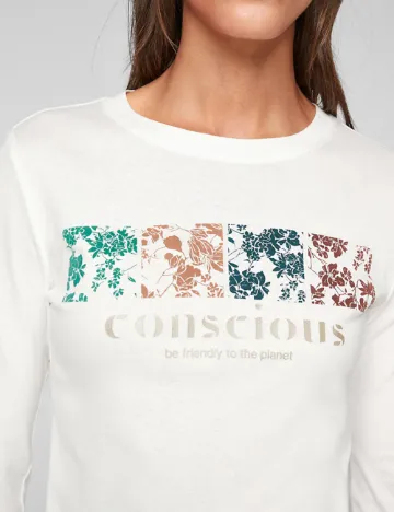 Bluza s.Oliver, alb