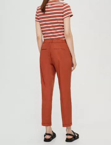 Pantaloni s.Oliver, maro