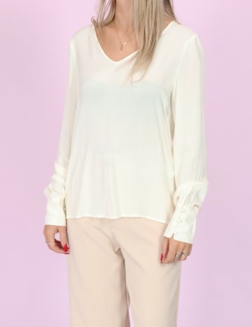 Bluza Vero Moda, ecru