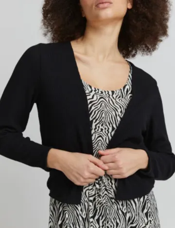 Cardigan Ichi, negru