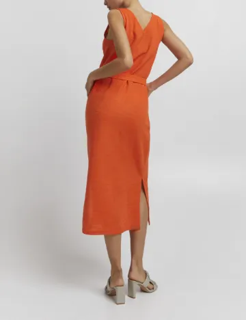 Rochie medie Ichi, portocaliu