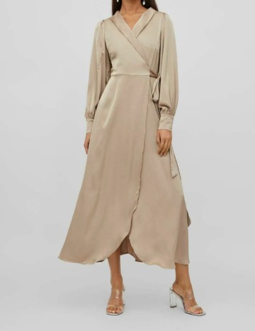 
						Rochie medie Vila, crem