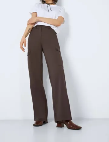 Pantaloni Noisy May, maro