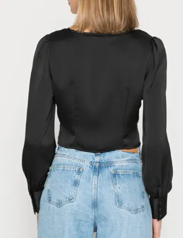Top Vero Moda, negru