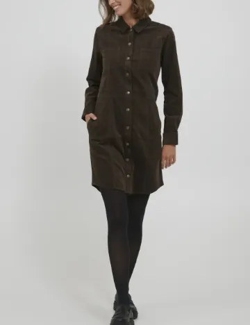 Rochie scurta Fransa, verde