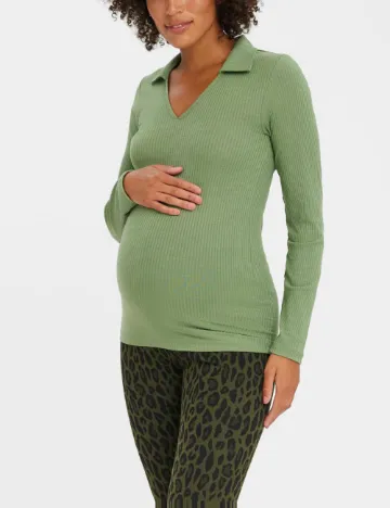 Bluza Vero Moda Maternity, verd