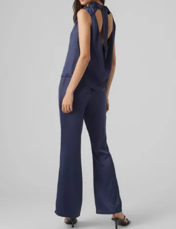 Pantaloni Vero Moda, bleumarin