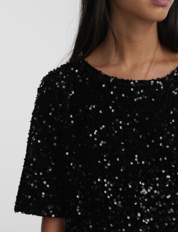 Bluza Pieces, negru