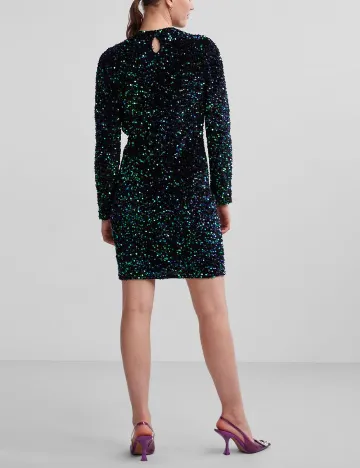 Rochie scurta Pieces, negru