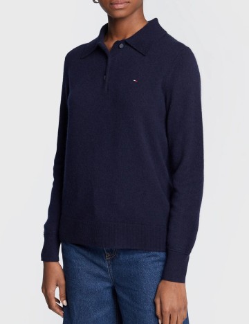 
						Bluza Tommy Hilfiger, bleumarin inchis