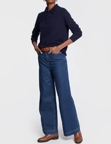 Bluza Tommy Hilfiger, bleumarin inchis