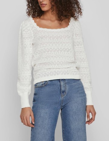 
						Bluza Vila, alb